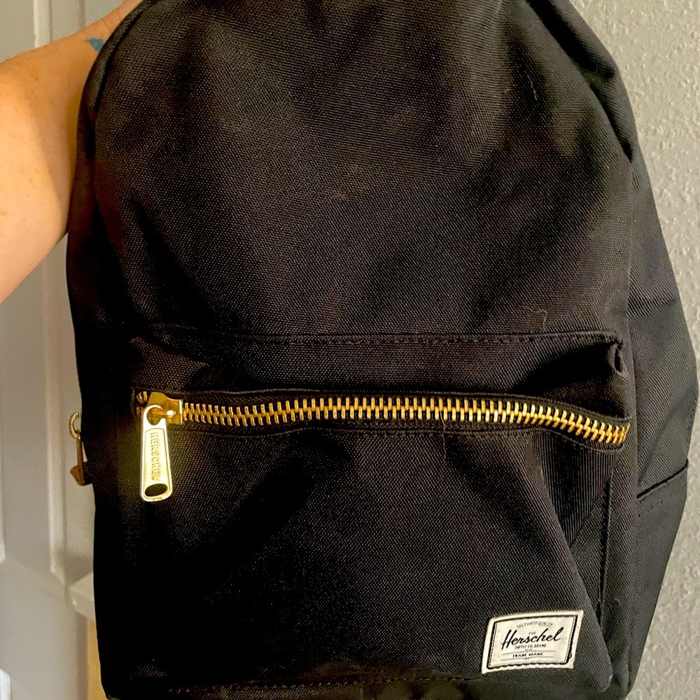 Herschel unisex black backpack